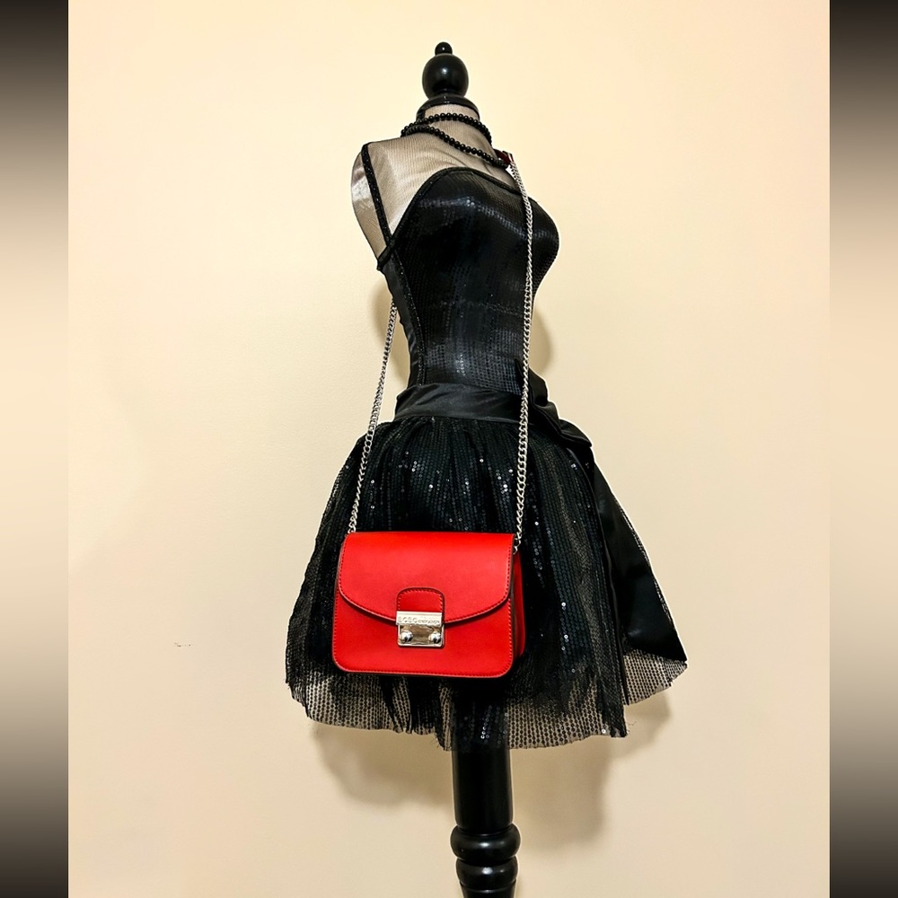 Red Metallic BCBGeneration Mini Purse